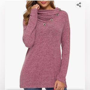 Weaczzy women’s long sleeve Size M. Color purple